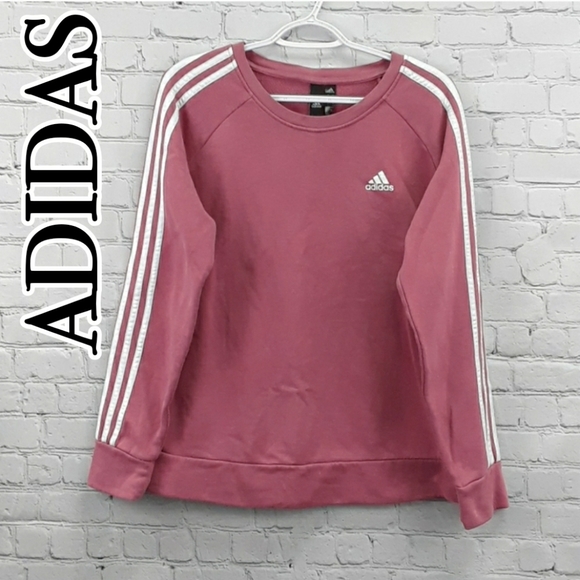 adidas Tops - ADIDAS Women's Rose Colored Sweatshirt Size Large
